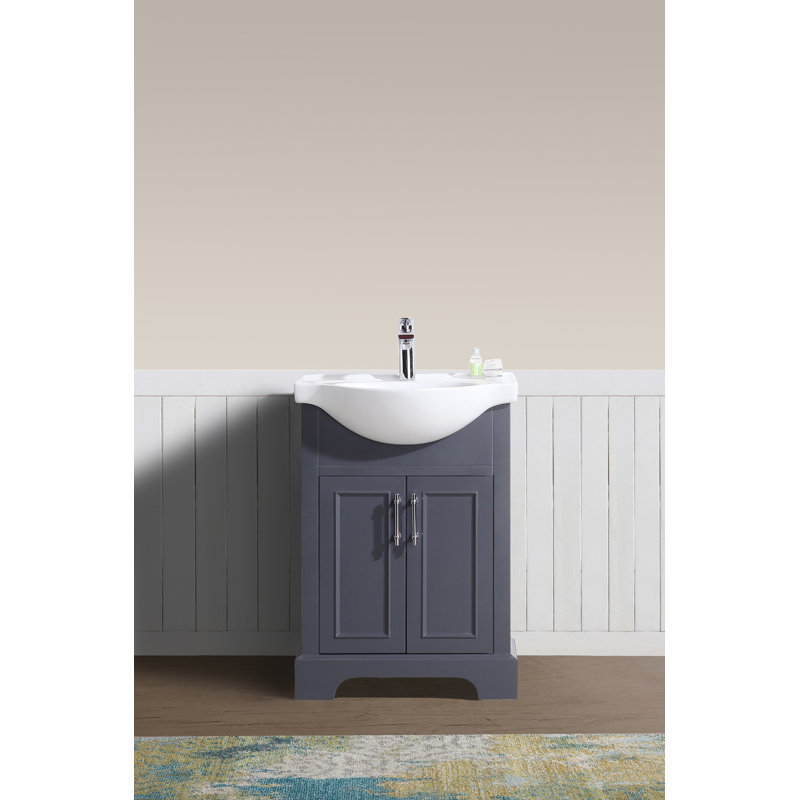 Charlton Home® Alessandro 24 Single Bathroom Vanity Set & Reviews Wayfair